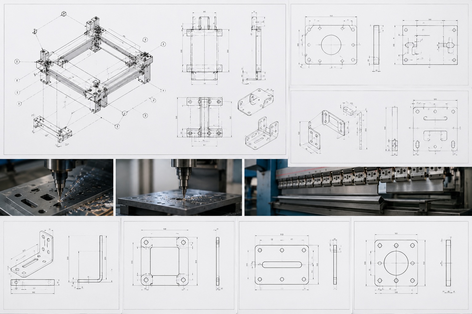 BẢN VẼ 2D TRIỂN KHAI CHI TIẾT TỪ BẢN VẼ LẮP