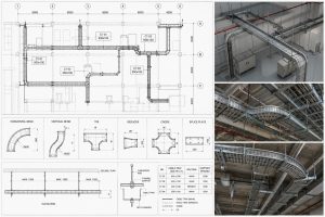 Bản Vẽ 2D Máng Cáp – Main Cable Tray Routing