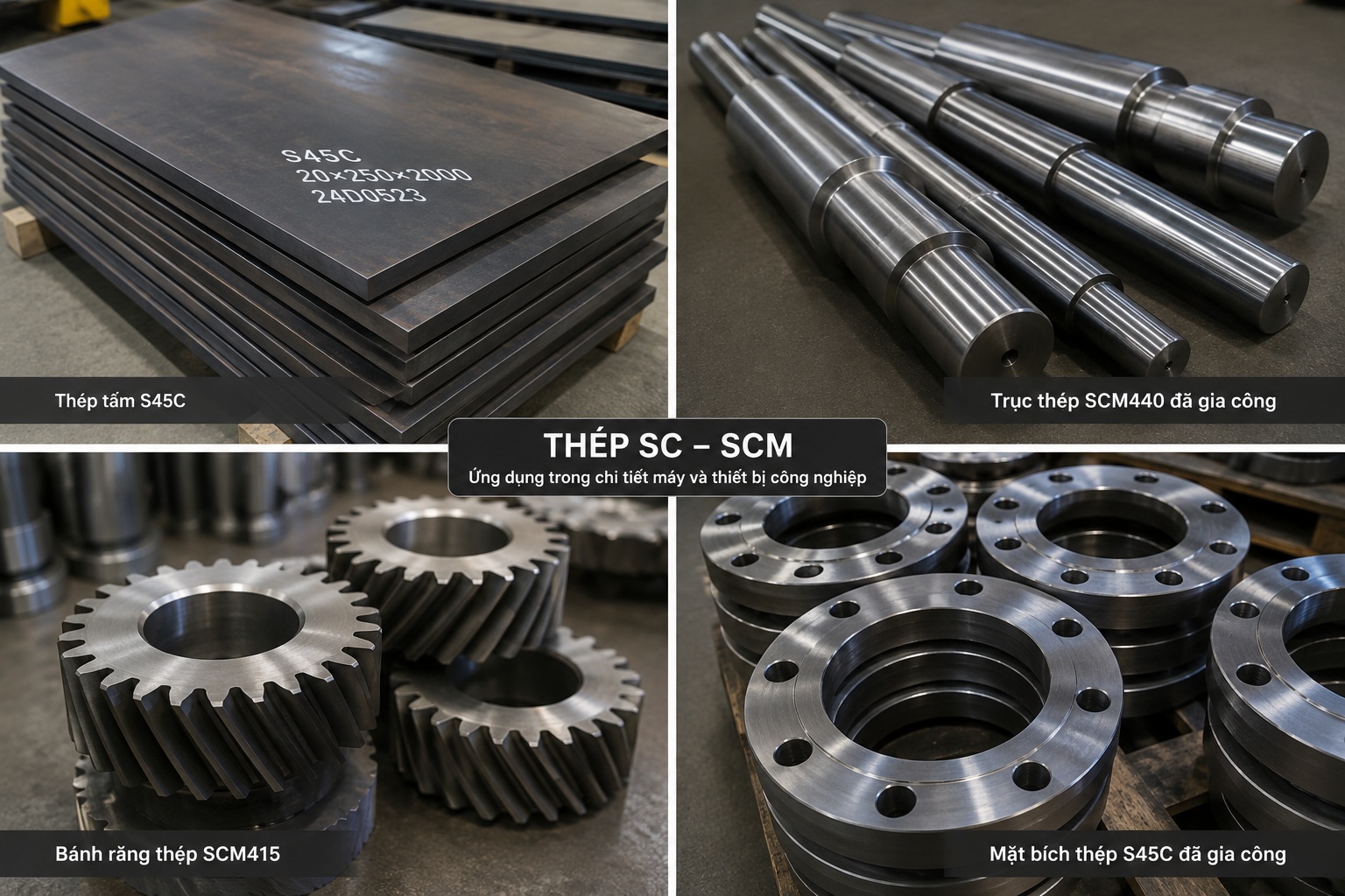 Thép carbon kết cấu máy SC – SCM