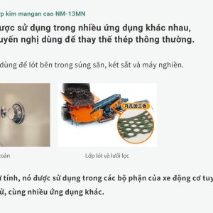 ứng dụng thép NM-13MN